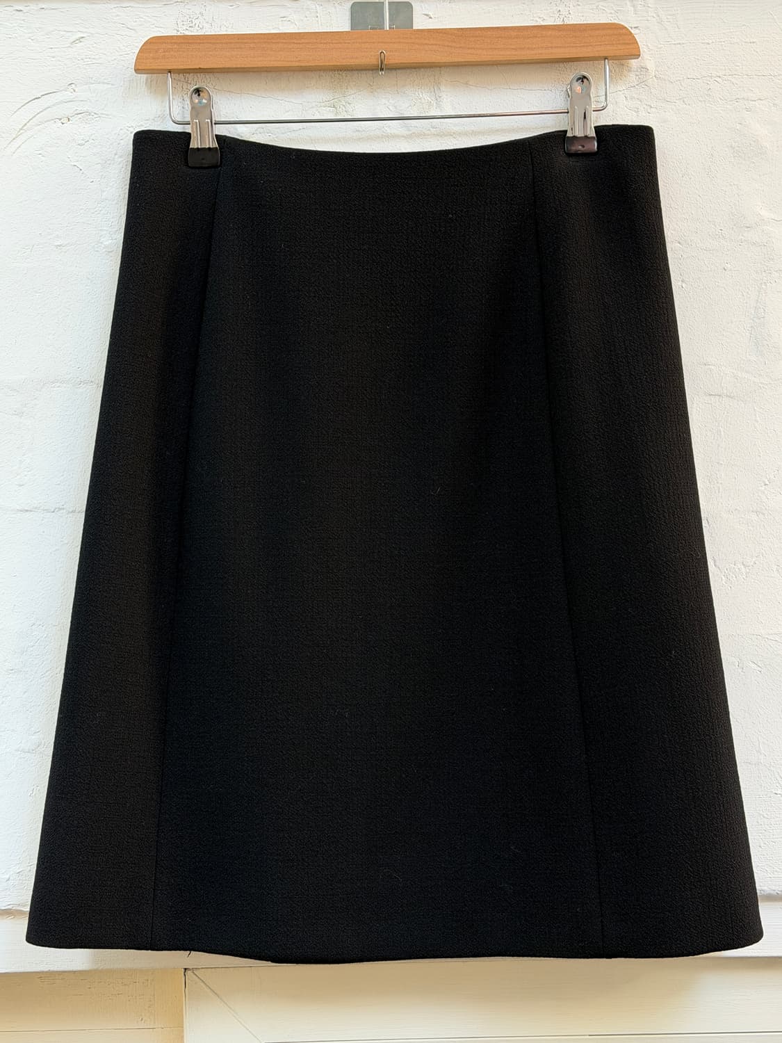 PRADA 프라다 블랙 랩 스커트 상품이미지6