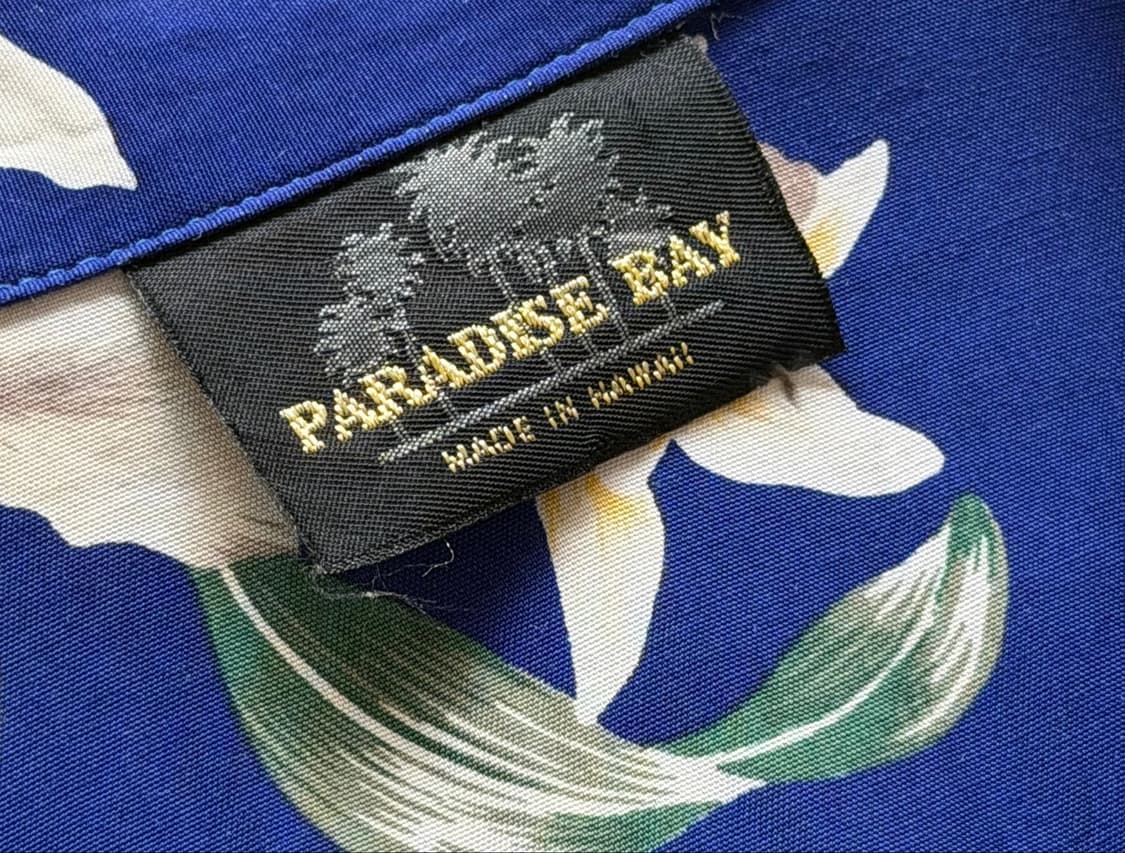 Paradise Bay 하와이안 셔츠 (made in Hawaii) 상품이미지6