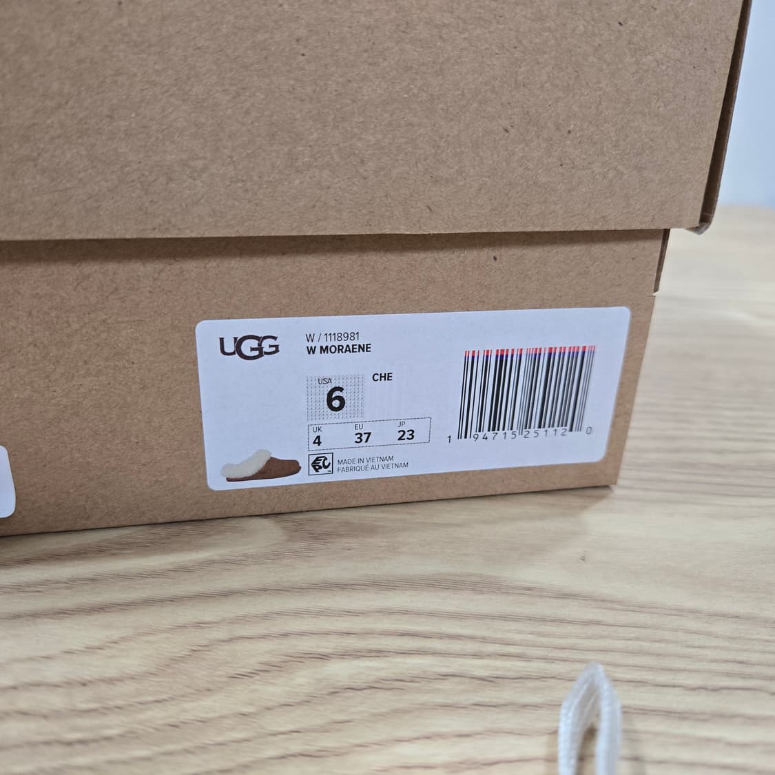 230 어그 UGG 모래네 슬리퍼 체스트넛 새상품 상품이미지6