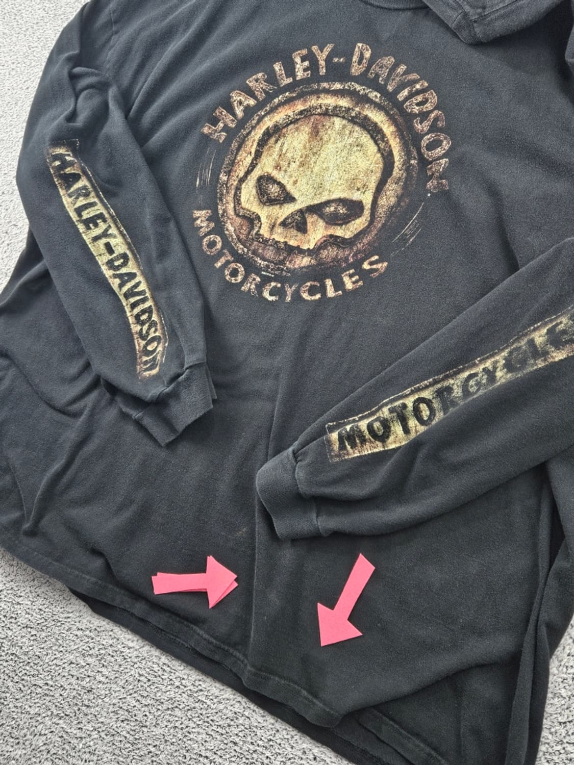 할리데이비슨 매사추세츠 사우스햄튼 롱 슬리브 ( 4XL ) / 11537 상품이미지4