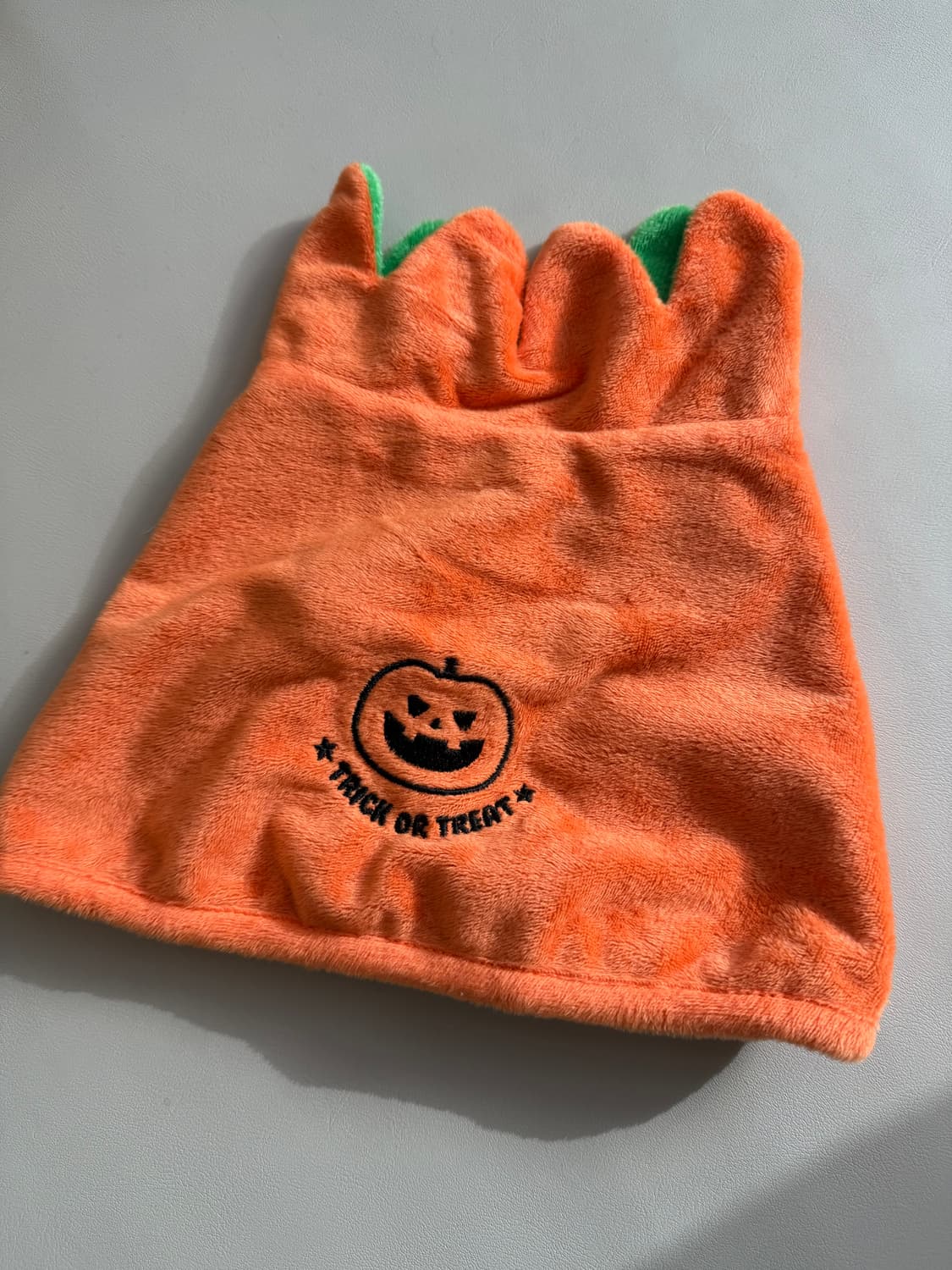 택포.  [시착1회] 할로윈 호박 망토 반려동물 강아지 고양이 옷 코스튬 상품이미지2