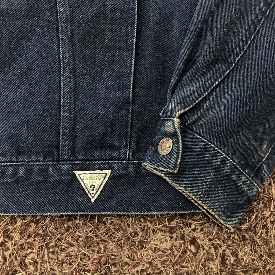 게스 90s 블랭킷 데님 트러커 자켓 상품이미지5