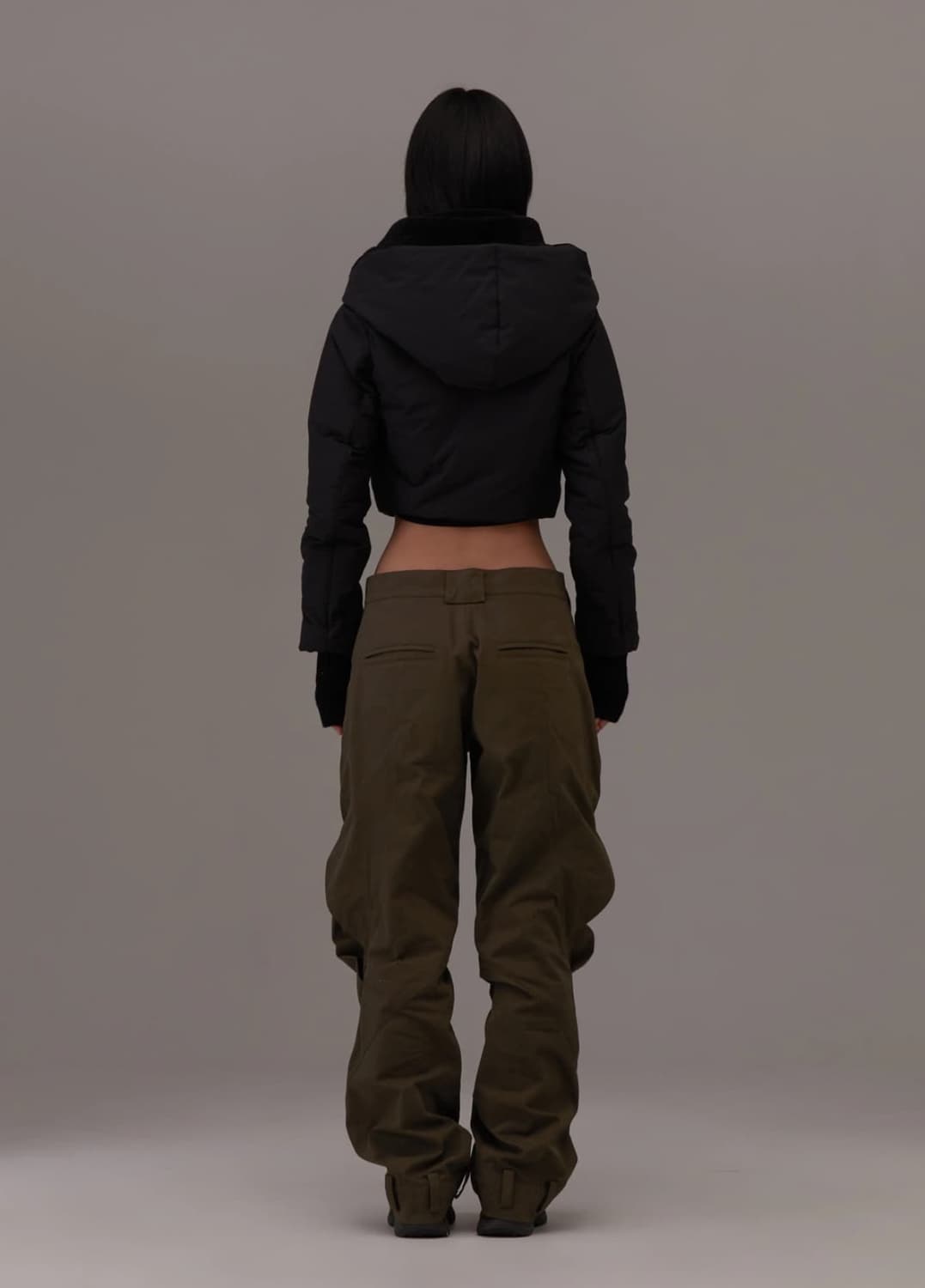 혜인서 카키 코튼 카고 팬츠 상품이미지2