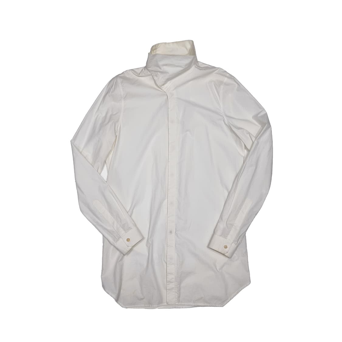 릭오웬스 - 15SS FAUN 하이넥 셔츠 - 화이트 - 42 상품이미지1