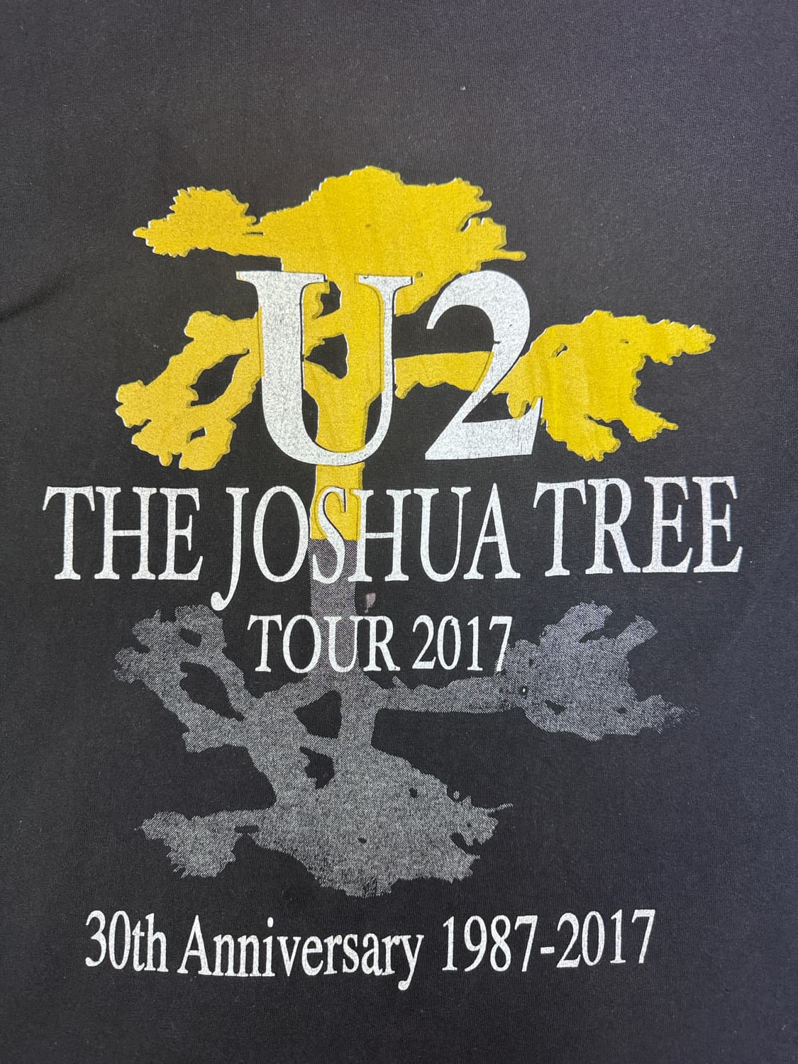 빈티지 U2 THE JOSHUA TREE 30주년 투어 티셔츠 L 상품이미지2