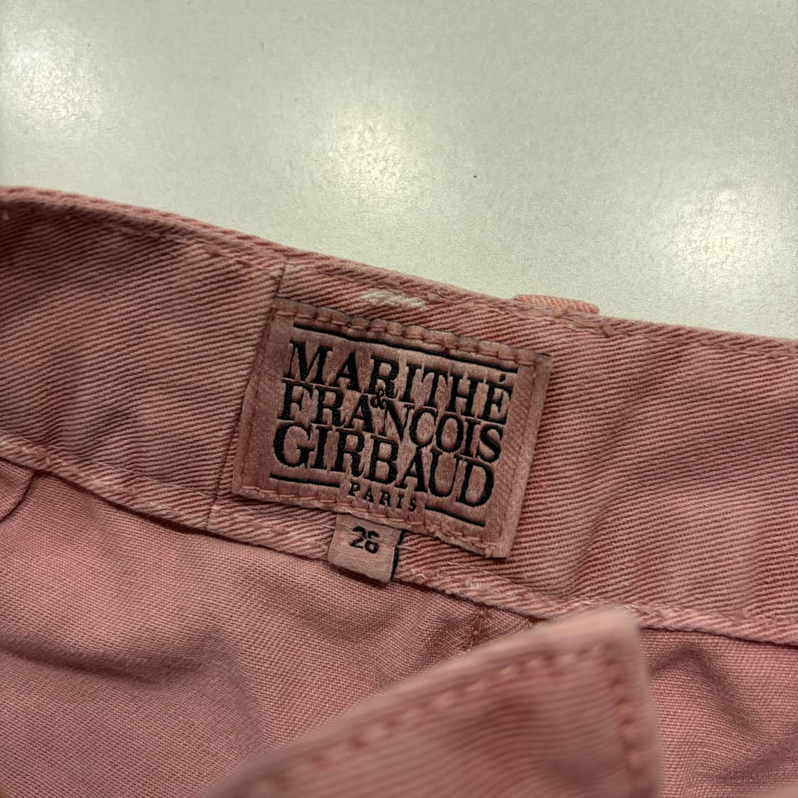 [26] 마리떼 프랑소와 마리떼 로브 핑크 와이드 팬츠 C891 상품이미지6