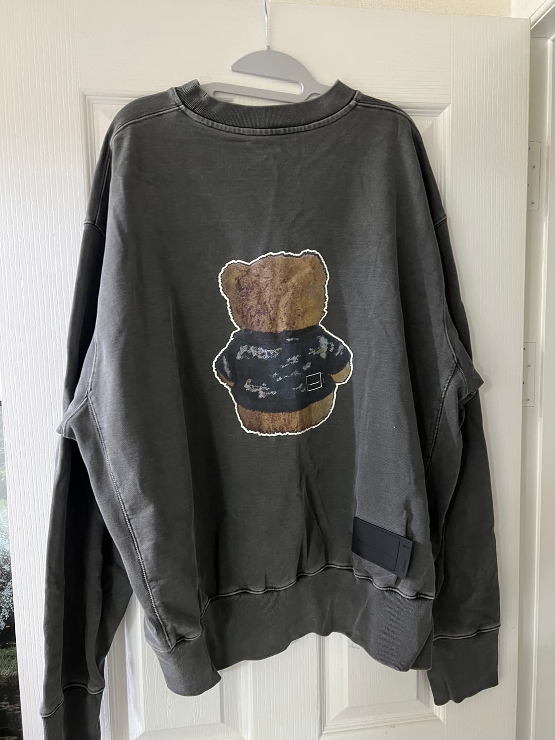 웰던 테디베어 오버사이즈 맨투맨 스웻셔츠 라지  상품이미지2