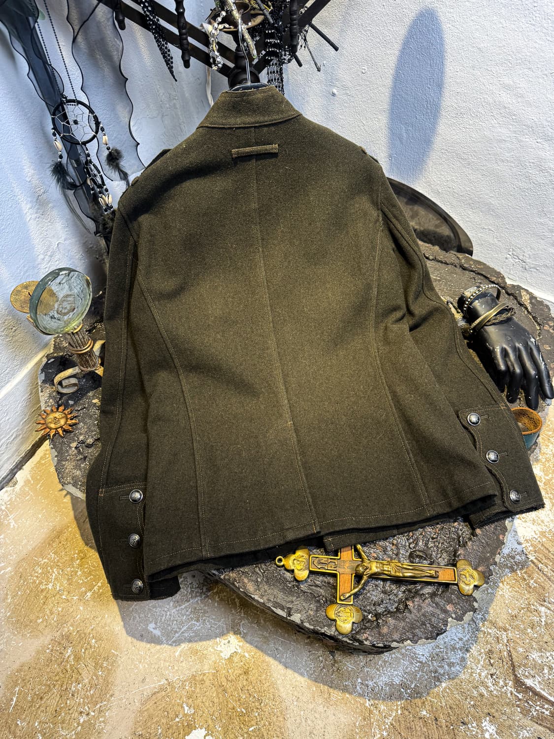 MORGAN – Military Wool Jacket (Olive) 상품이미지9