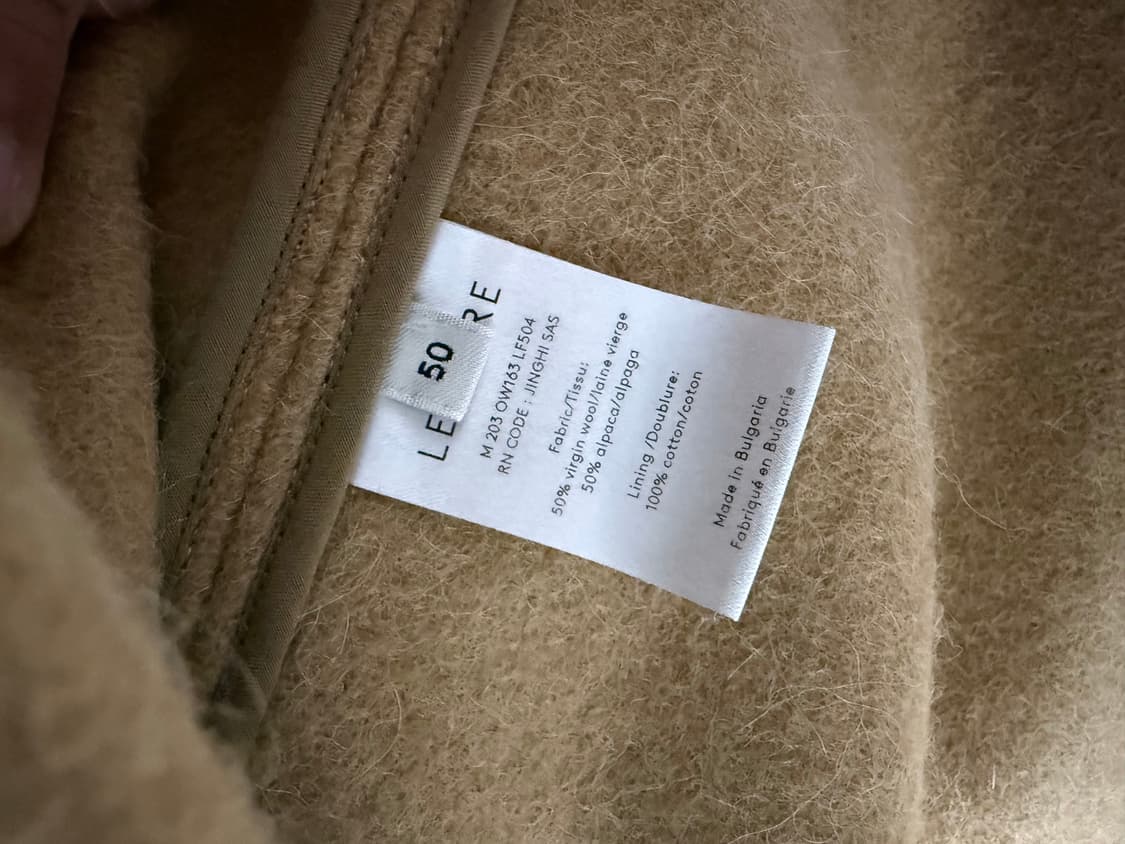 (50)르메르 알파카 오버 셔츠자켓 상품이미지4