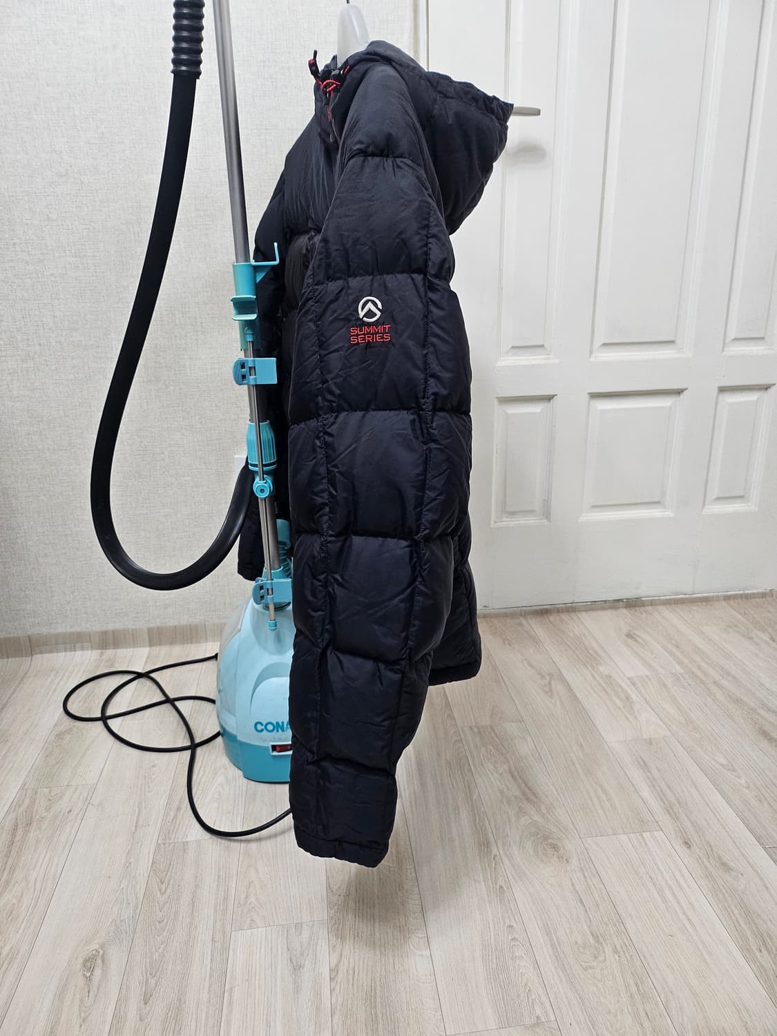 (100)L☆초대장급☆ 노스페이스 800써밋 2중지퍼 [블랙]구스다운패딩 상품이미지4