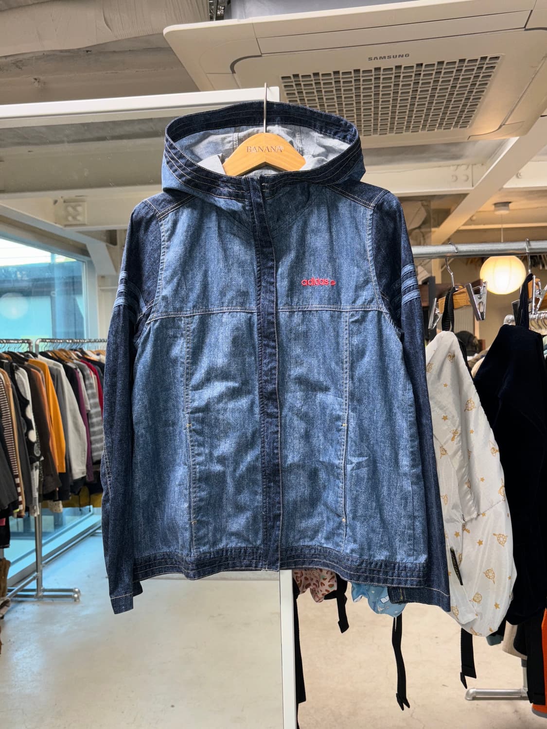 아디다스 네오 데님 프린트 자켓 상품이미지2