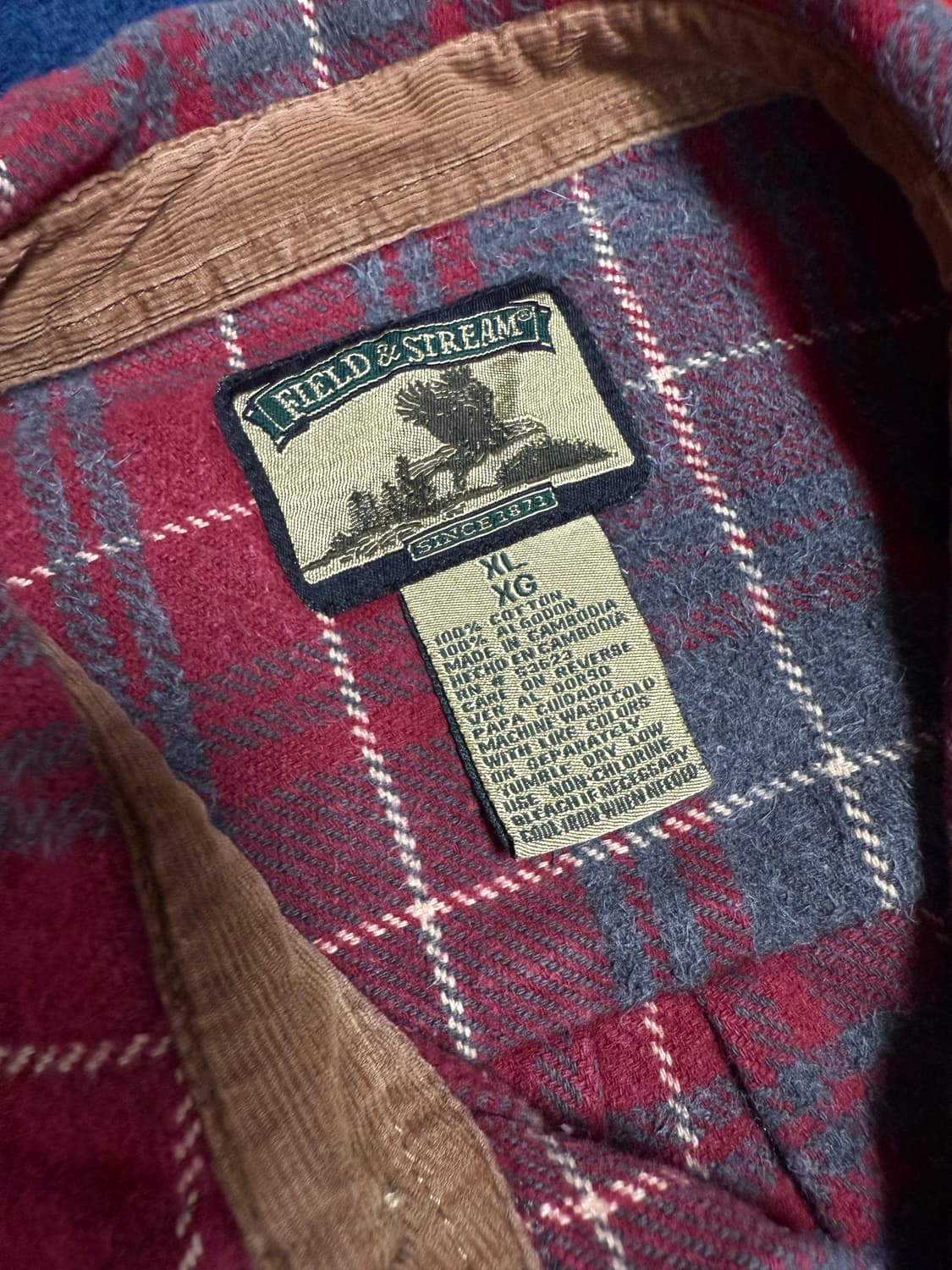 Field&Stream플란넬셔츠 빈티지플란넬셔츠 워크웨어 헤비플란넬셔츠 상품이미지8