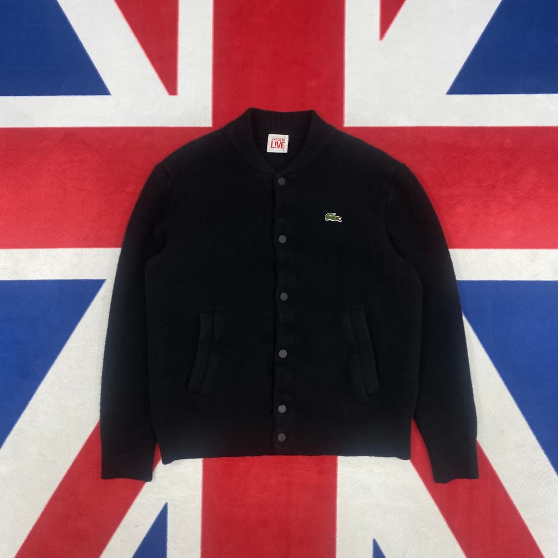 라코스테 니트자켓 95 실측 S  상품이미지1