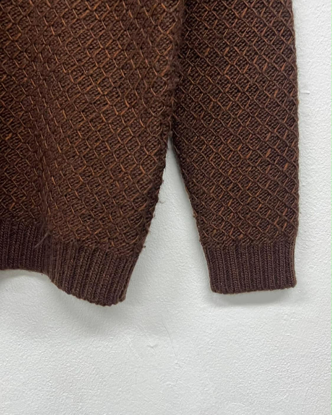 [100] 솔리드옴므 우영미 패턴 울 니트 스웨터 상품이미지6