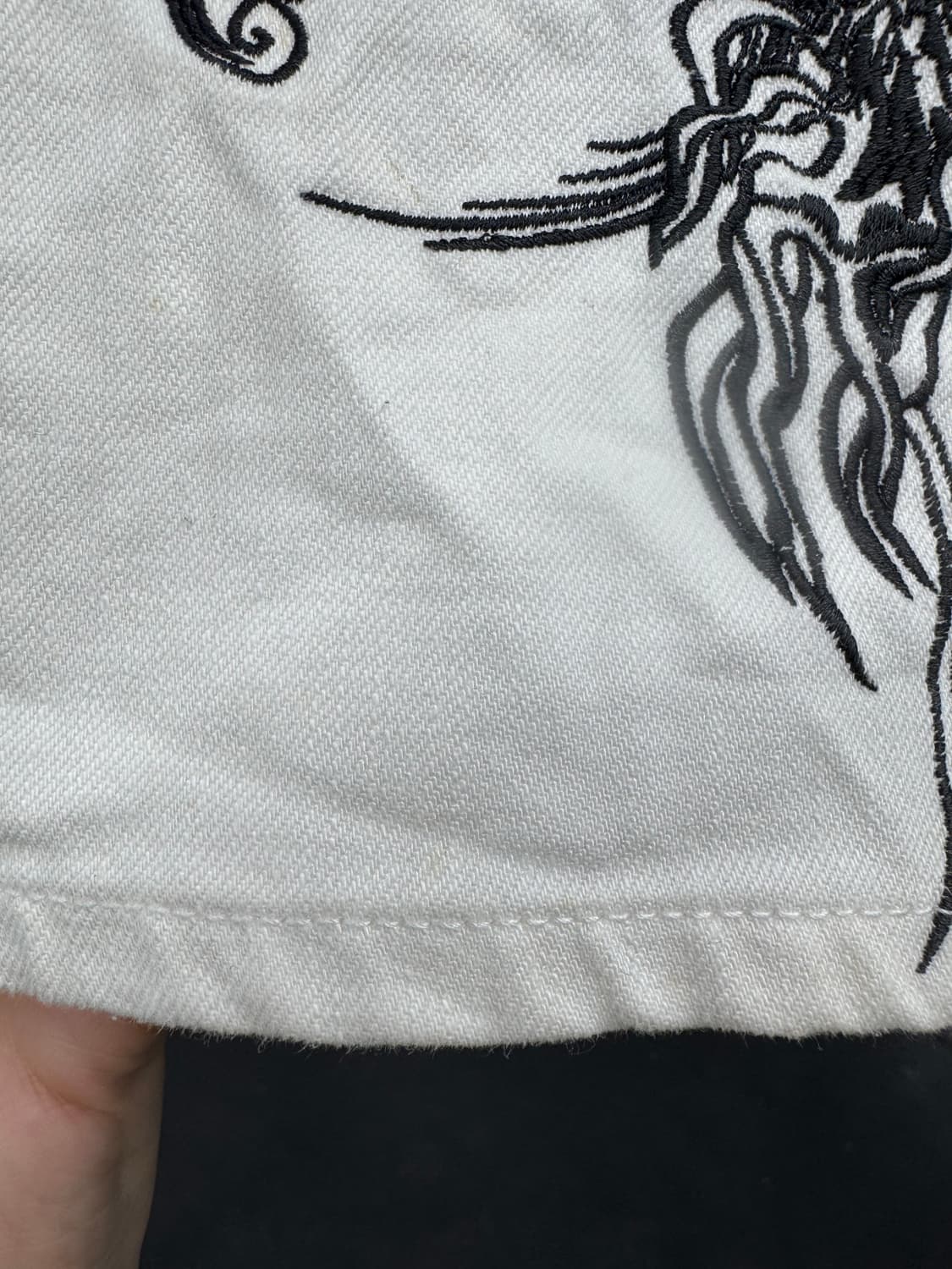 카라쿠리 타마시 오리엔탈 데님 반바지 상품이미지9