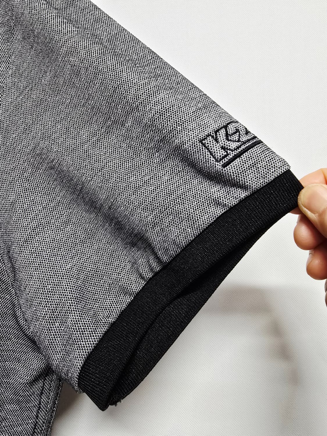 K2 남성 반팔 카라 티셔츠 그레이100 상품이미지4