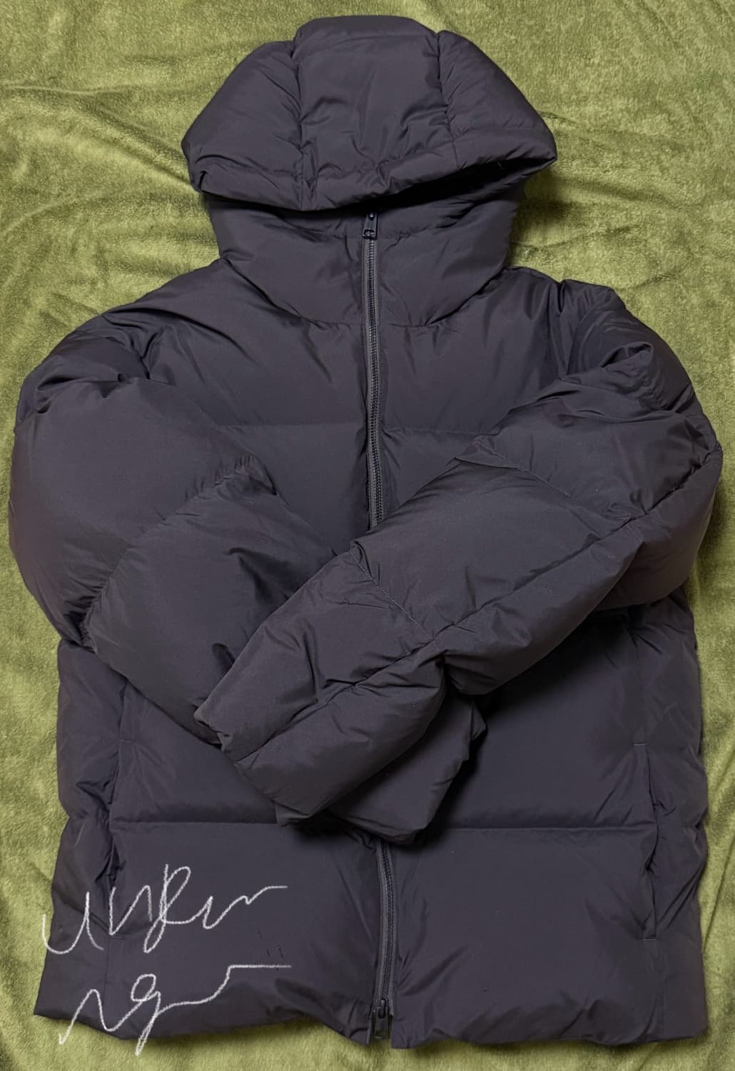 코스 Cos 퀼티드 후드 다운 재킷 다크브라운 xs 상품이미지3