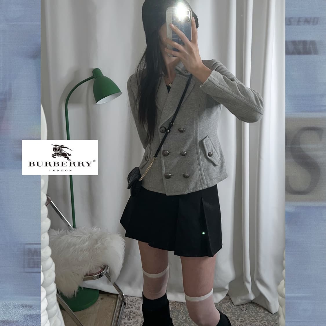 버버리 그레이 자켓 상품이미지1