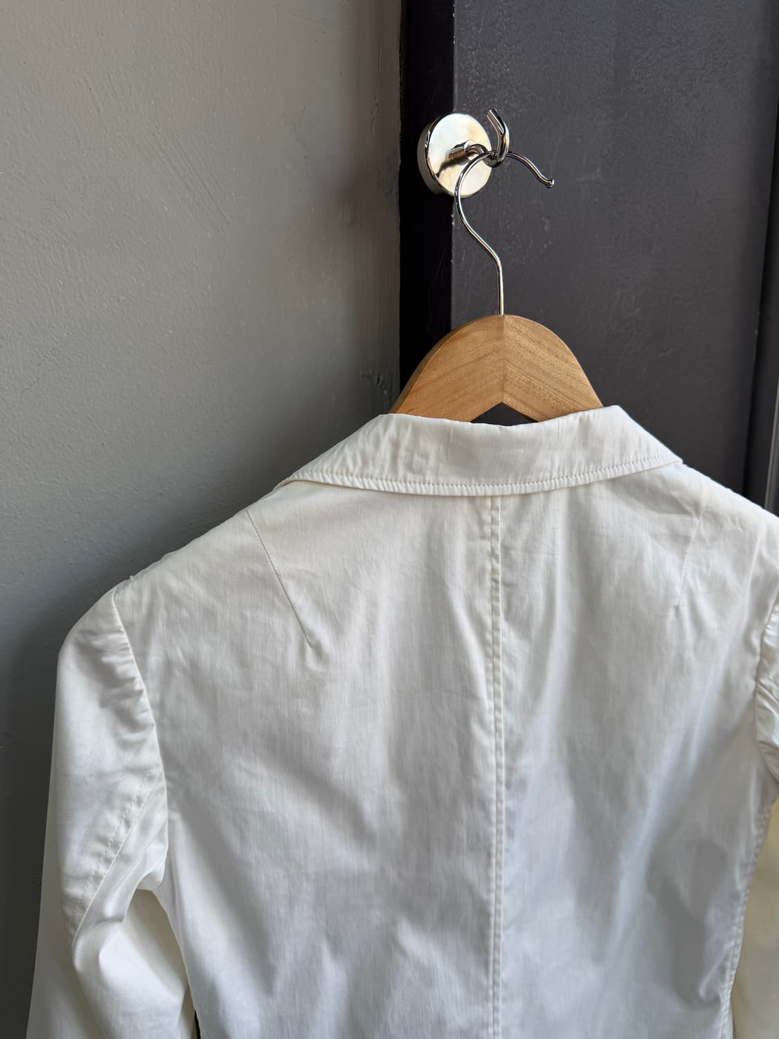 34/ 질샌더 2005 S/S 화이트 코튼 자켓 상품이미지7