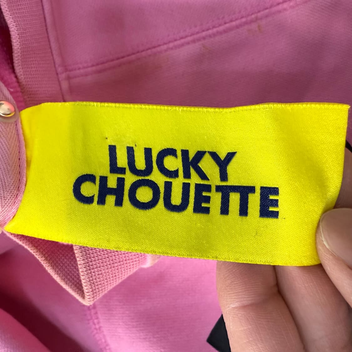 [36] 럭키슈에뜨 여성 루비베이비 핑크 맨투맨 0105T1 상품이미지4