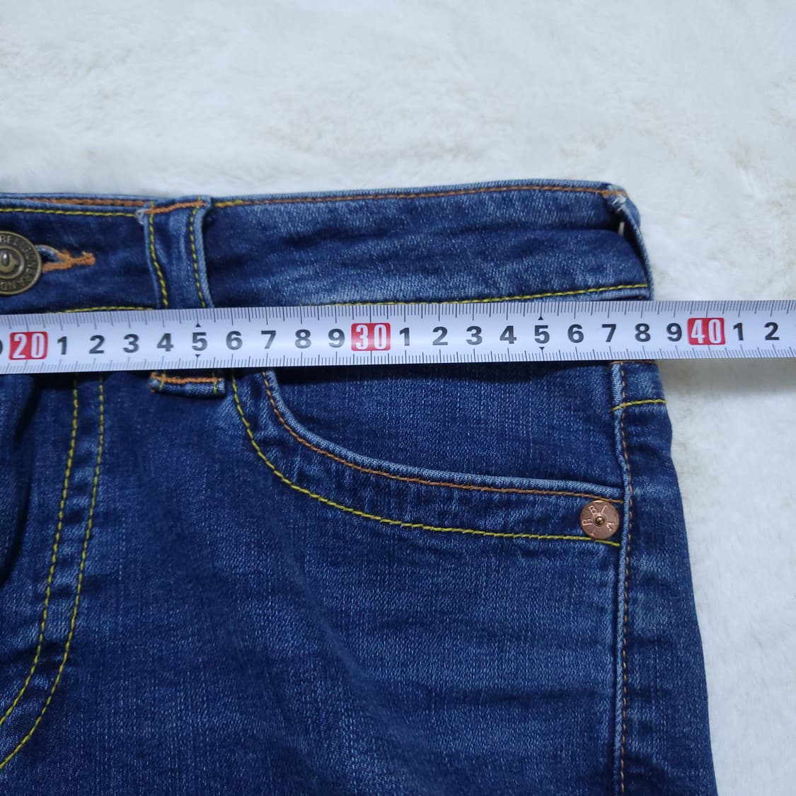 트루진 여성 부츠컷 청바지 28인치 0227 뽀샤샤 상품이미지3