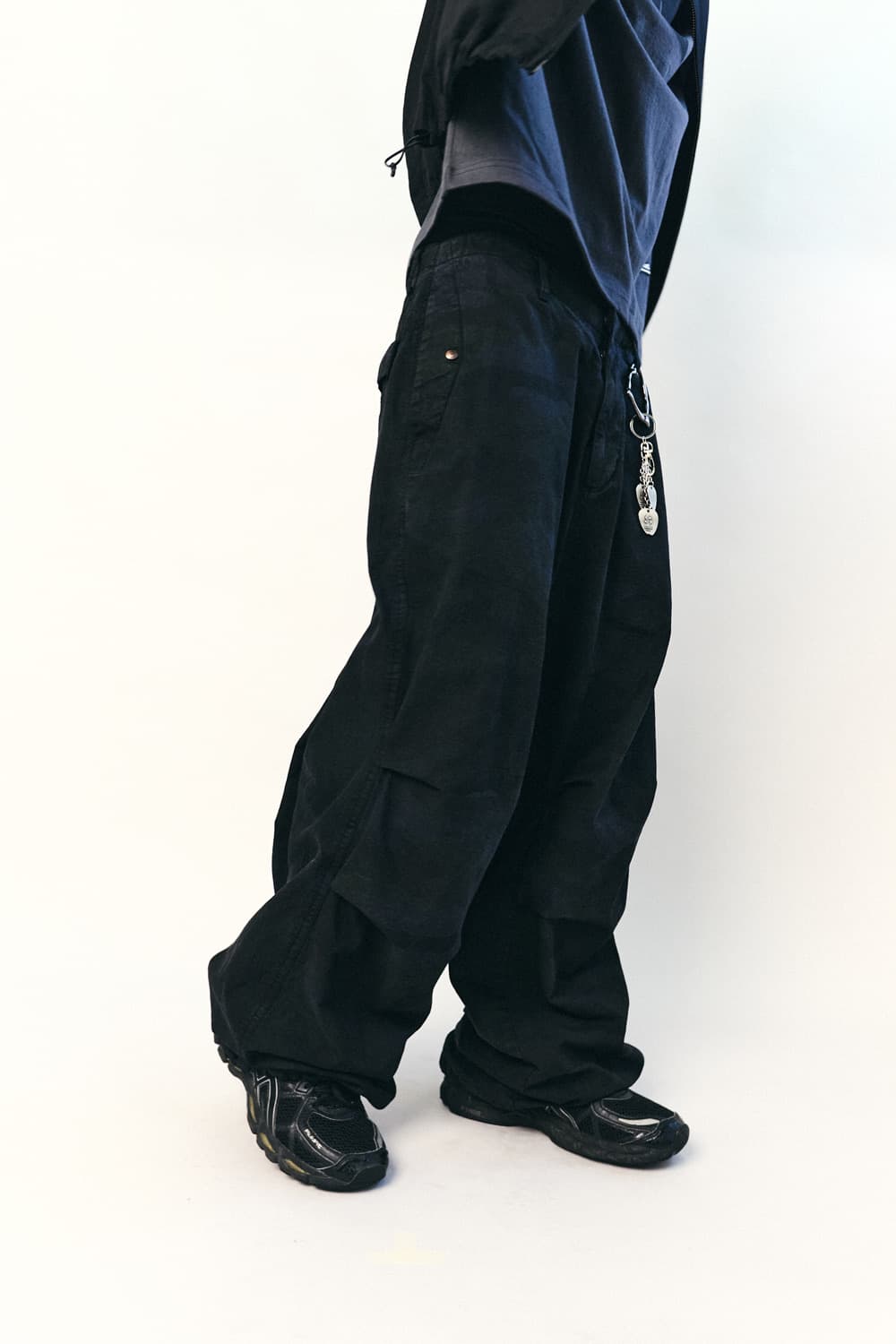 해칭룸xsurl 카모팬츠 블랙 3사이즈 팝니다! 상품이미지1