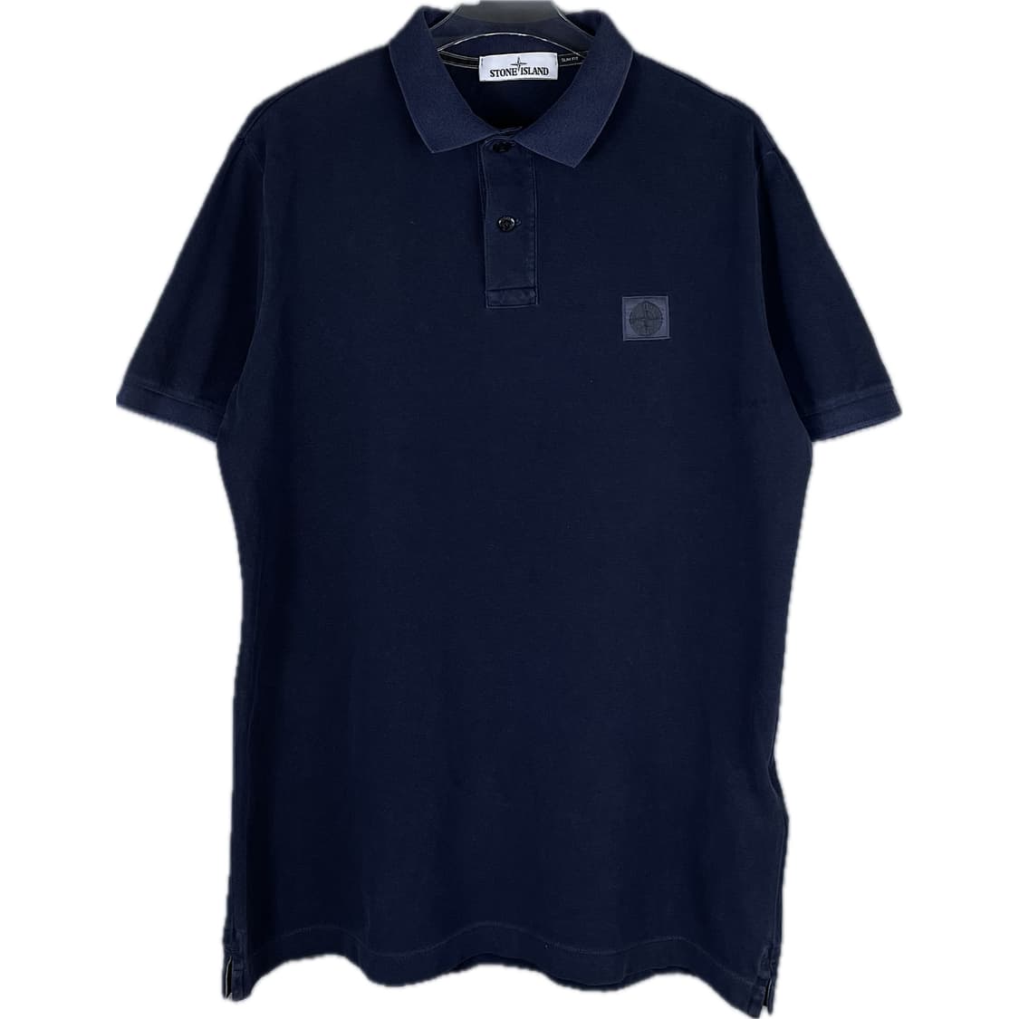 [XL] 스톤 아일랜드 PK 카라 반팔 티셔츠 슬림핏 상품이미지1