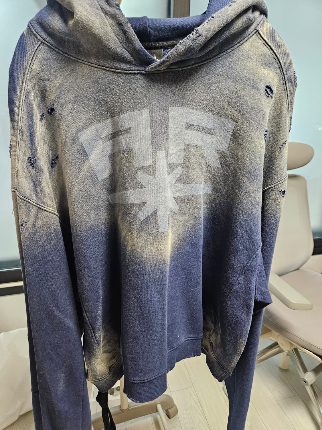 TILLDAWN 아트 후드 네이비 상품이미지1