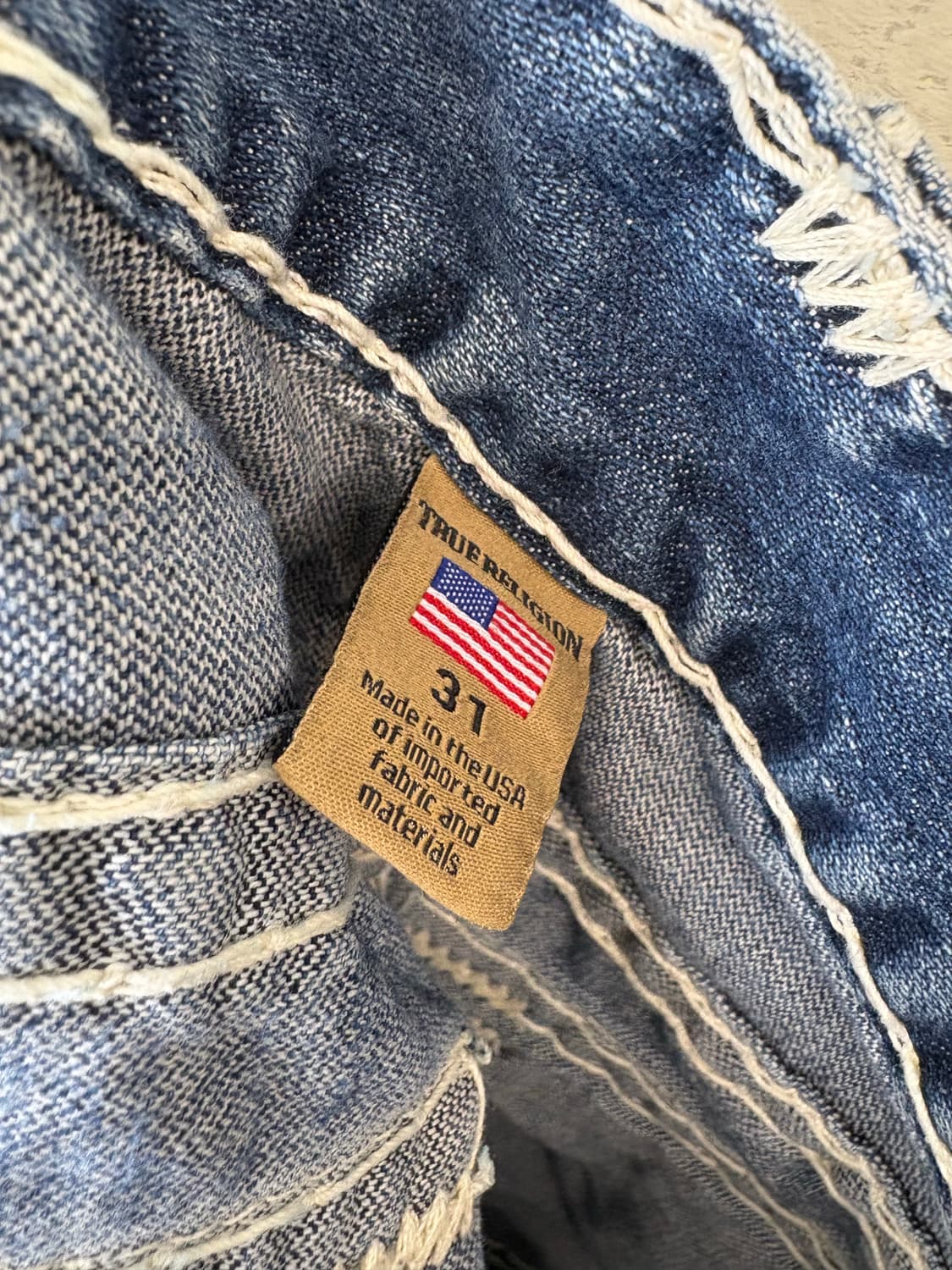 트루릴리전 빈티지 워싱 데님팬츠 상품이미지9