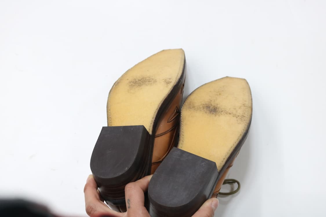 알프레도 바니스터 빈티지 웨스턴 스티치 레더 더비 (265) 상품이미지9