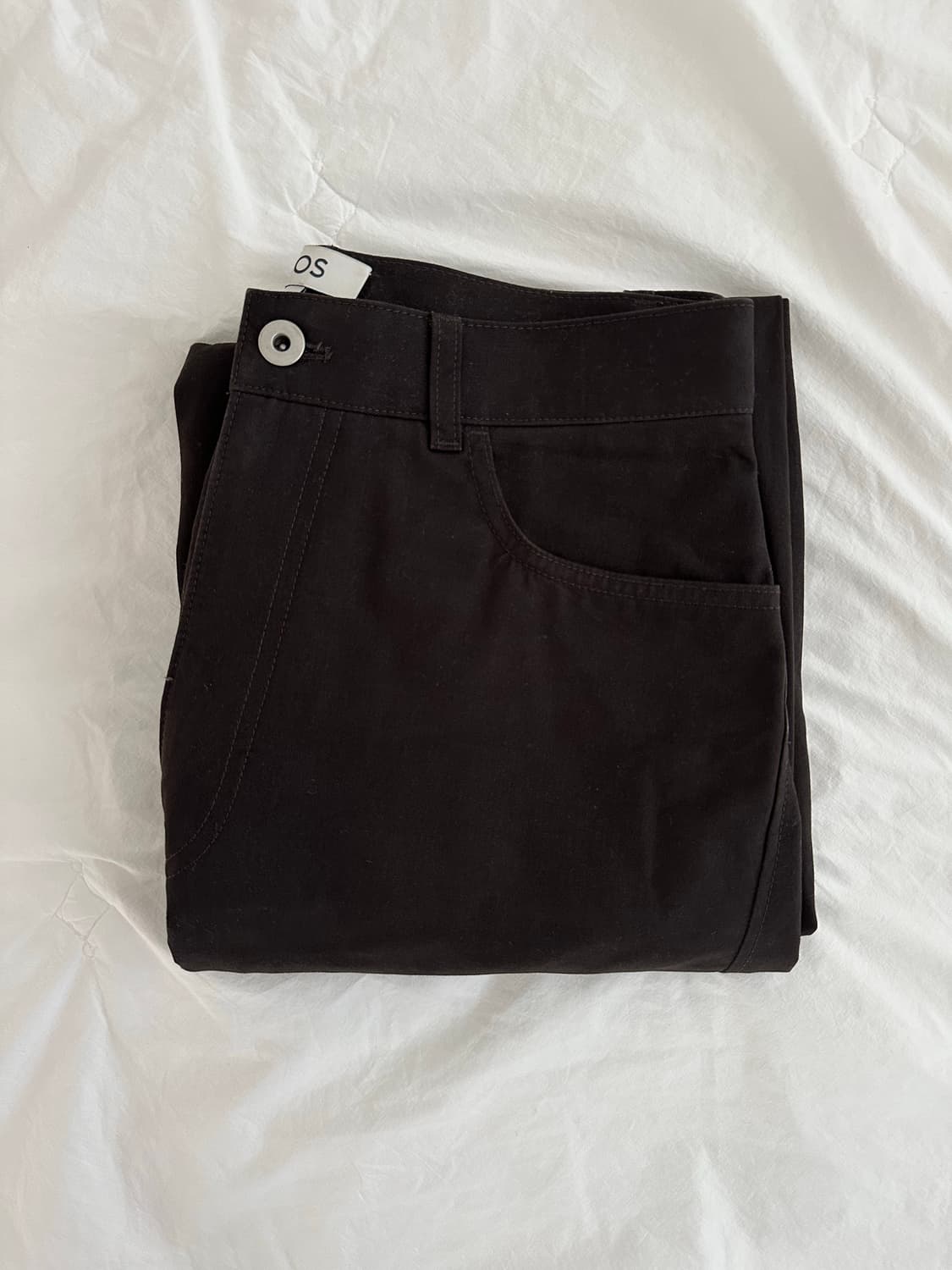 COS 컨스트럭티드 코튼 배럴 레그 트라우저 상품이미지5