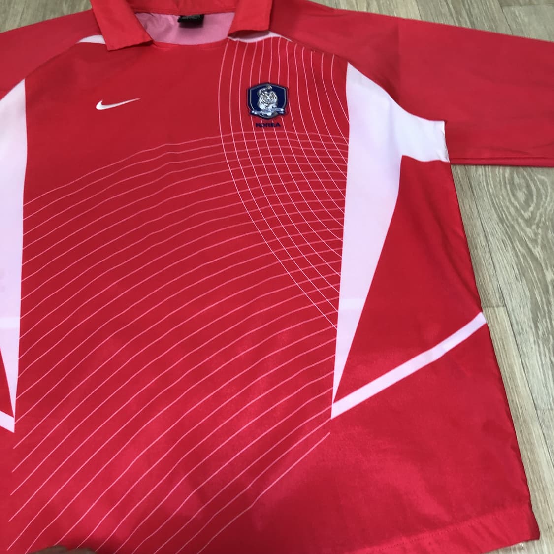 (L) 나이키 NIKE 2002년 한일 월드컵 축구 국대 유니폼 져지 상품이미지3