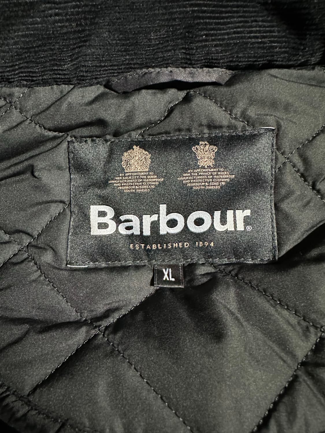 바버 24ss 첼시 스포츠 퀼팅 자켓 블랙 xl 상품이미지3