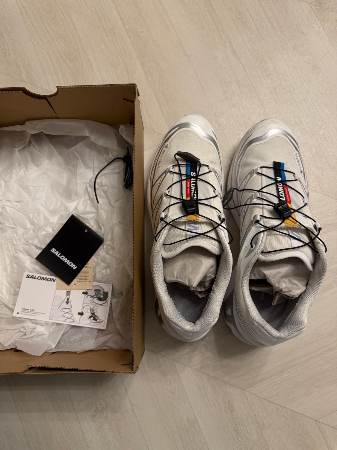 살로몬 xt-6 gtx 고어텍스 화이트 상품이미지2