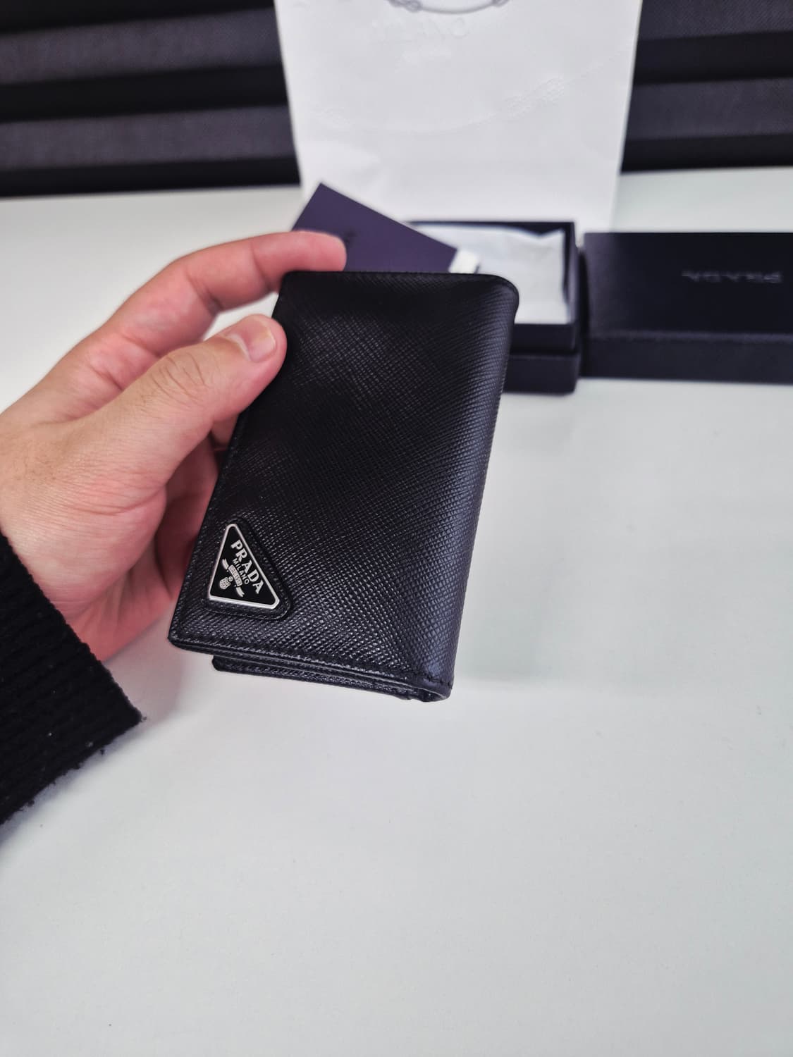 프라다 사피아노 남성 카드지갑 상품이미지7