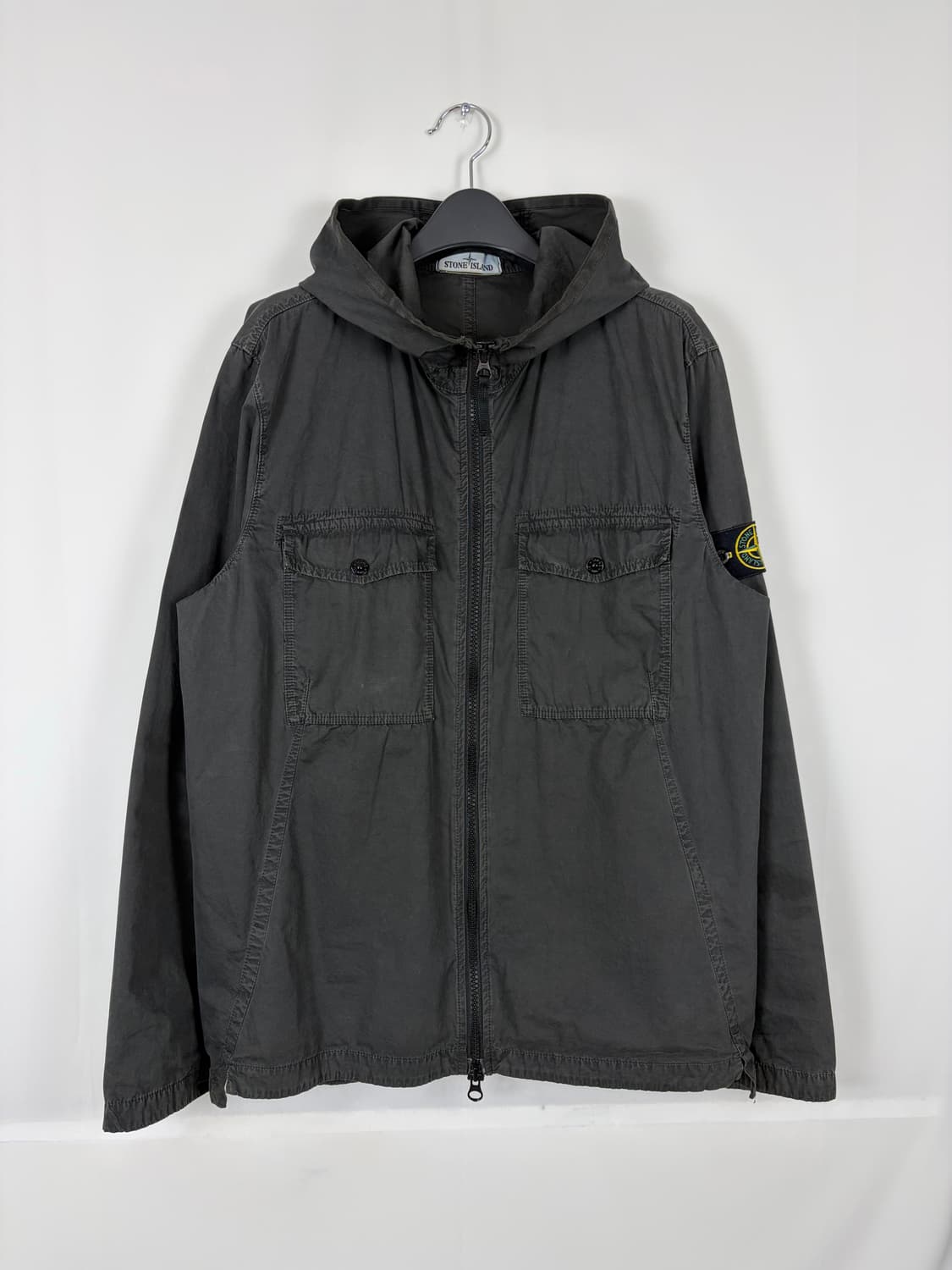 a261) 스톤아일랜드 가먼트 다잉 후드자켓 상품이미지2