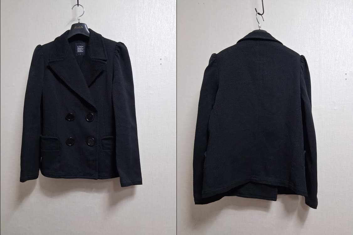 LIMI feu 리미 푸 데님쟈켓 S 퍼프소매 두꺼운 데님 골지텍스처  상품이미지2