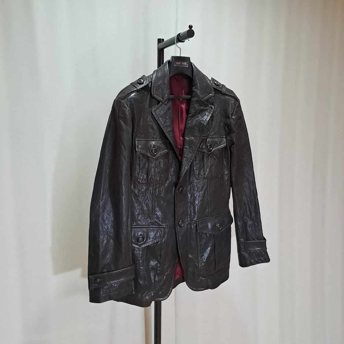 (택포) 지이크 양가죽 벨티드 4포켓 자켓 B100 상품이미지3