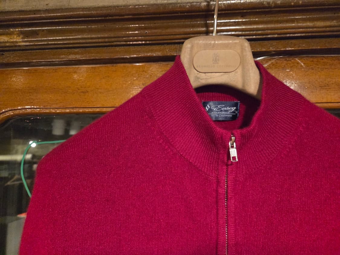 내몽고산 캐시미어 짚업 가디건  상품이미지4