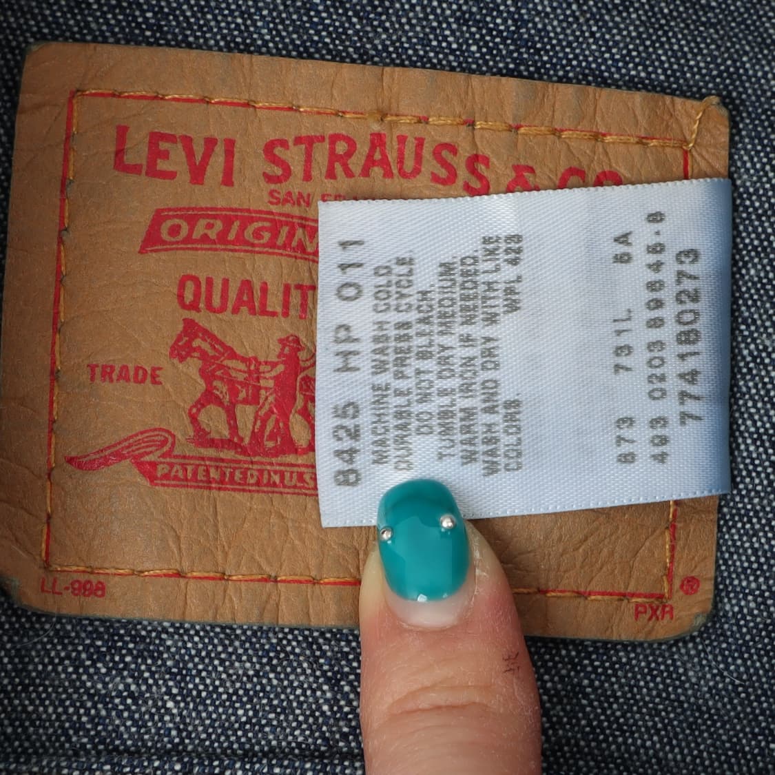 리바이스 멀티 포켓 라이더 데님자켓 상품이미지8