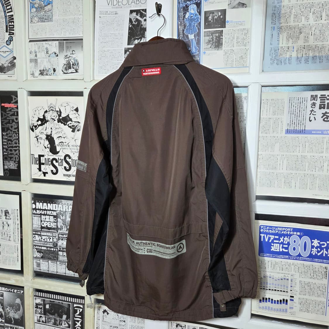 JPN 에어워크 카키 블랙 바람막이 자켓 상품이미지7