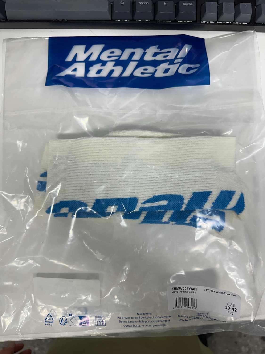 멘탈애슬레틱 mental athletic 울 양말 39-42사이즈 상품이미지2