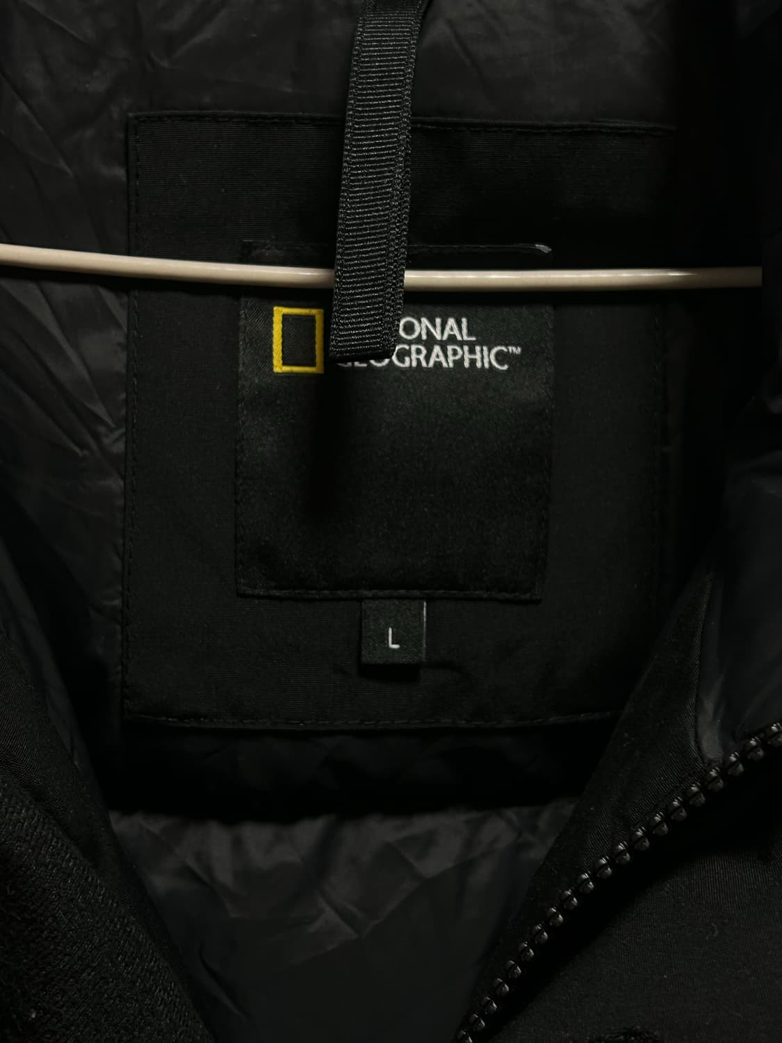 내셔널지오그래픽 블랙 패딩 L 상품이미지5