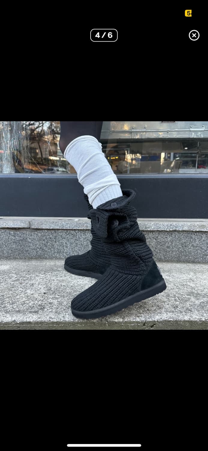 어그 니트 부츠 230 사이즈 상품이미지4