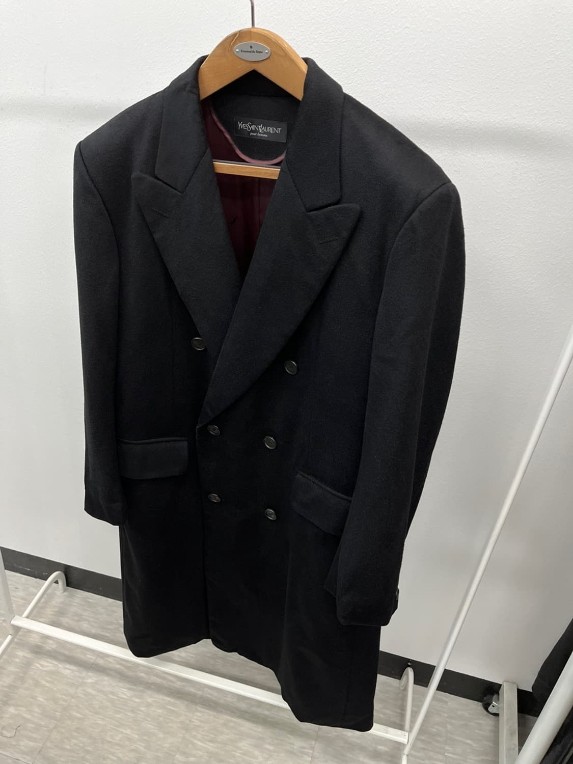 110) 입생로랑 캐시미어100% 롱코트  상품이미지1