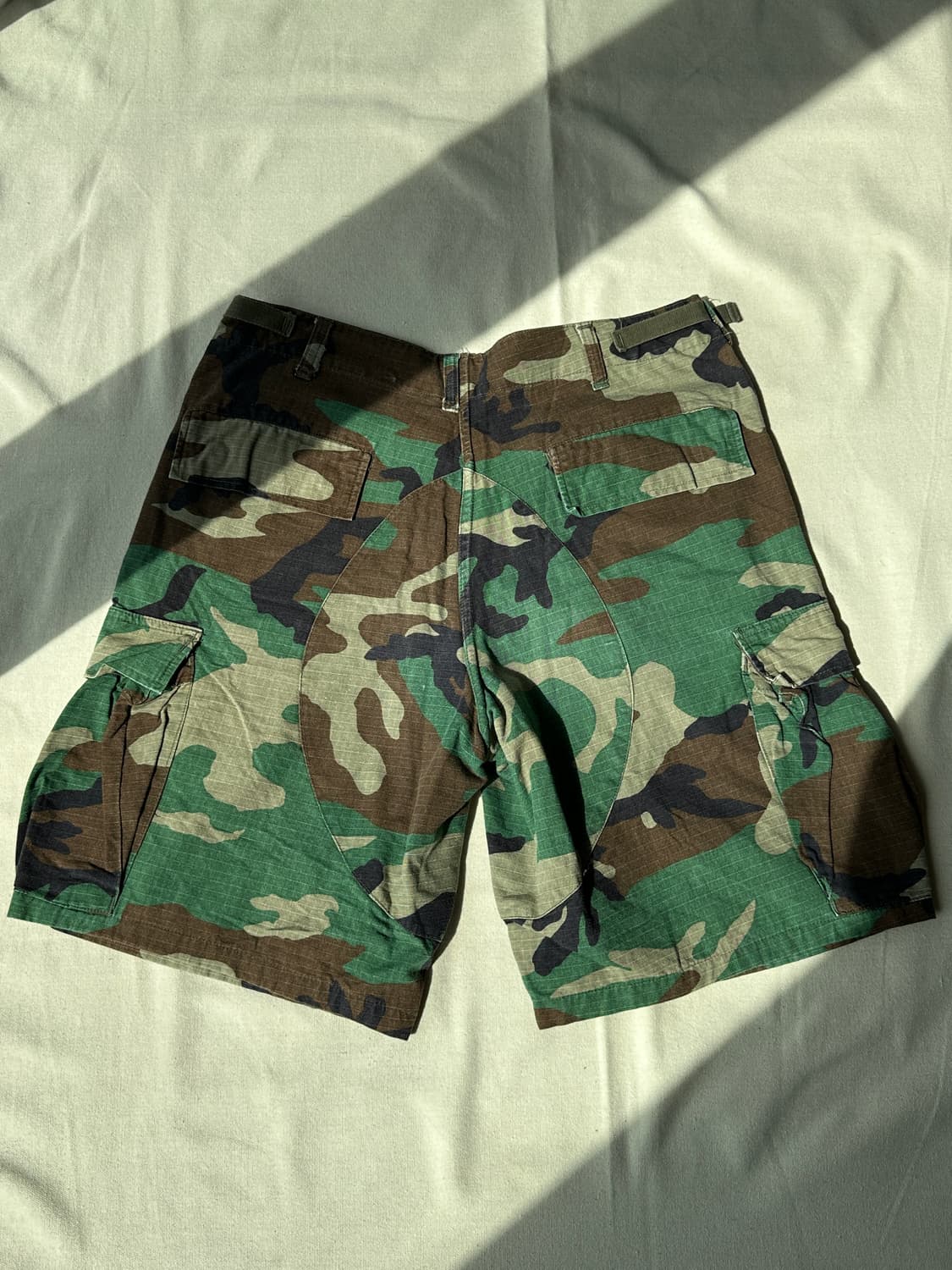 미군 우드랜드 립스탑 BDU 카고 쇼츠 S/R 30-31 상품이미지2