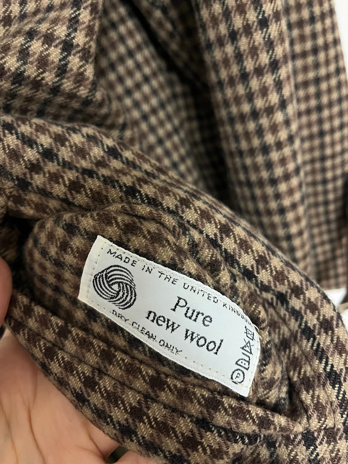 아쿠아스큐텀 양면 트렌치 체크 코트 상품이미지2