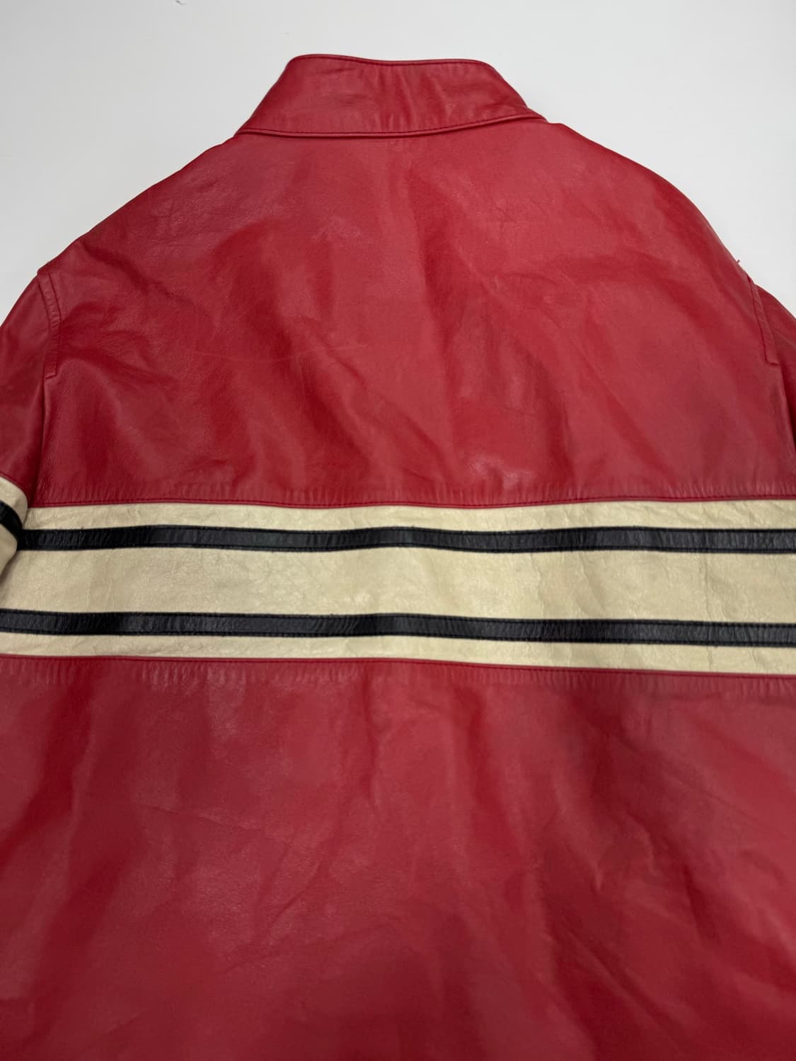VTG TRACKSIDE LEATHER JACKET 상품이미지6