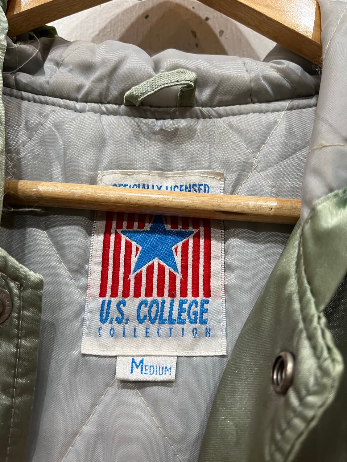 US COLLEGE 빈티지 미국대학 패치워크 점퍼 상품이미지8