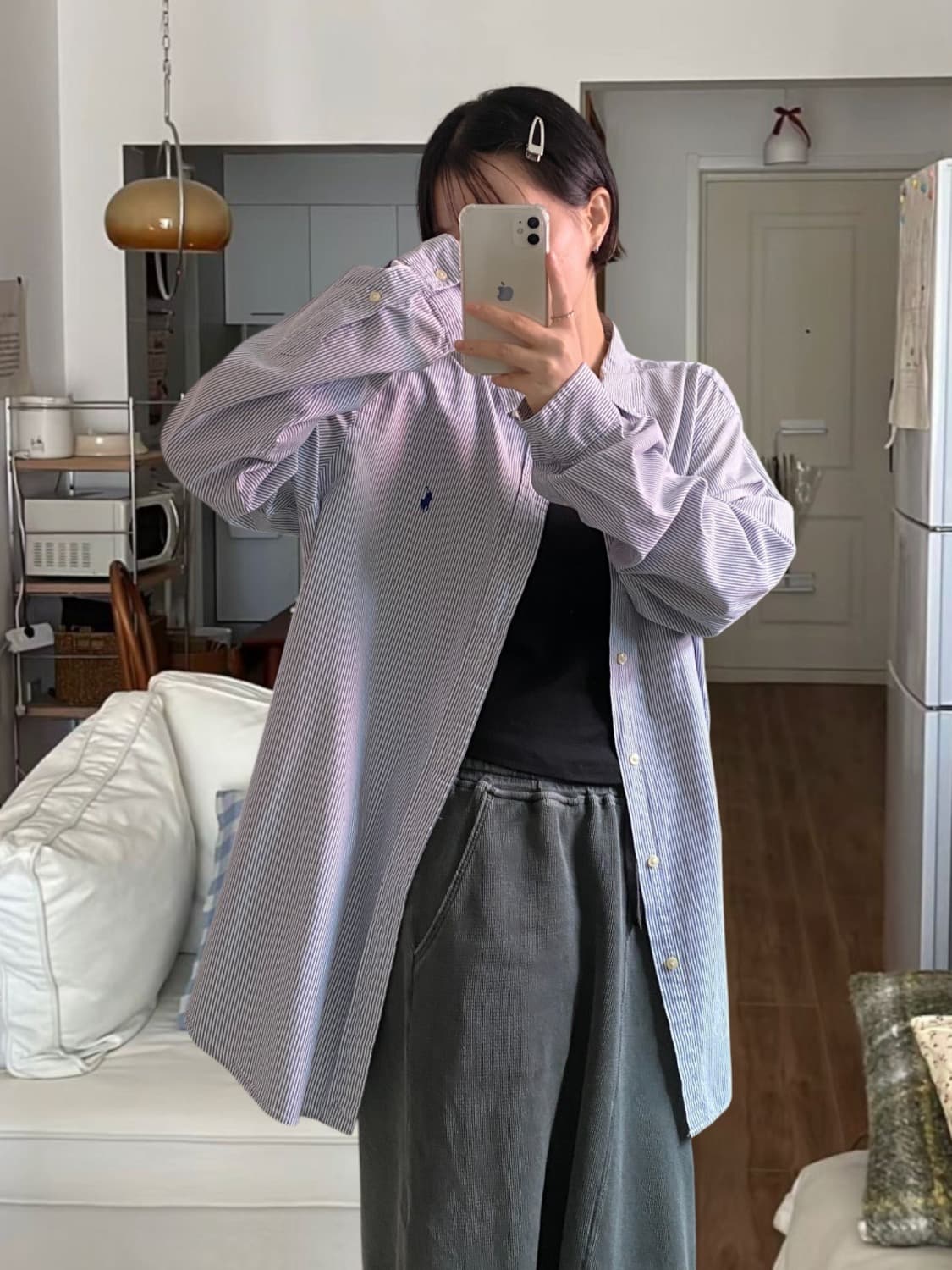 폴로 랄프로렌 스트라이프 셔츠 (Man L) 상품이미지1